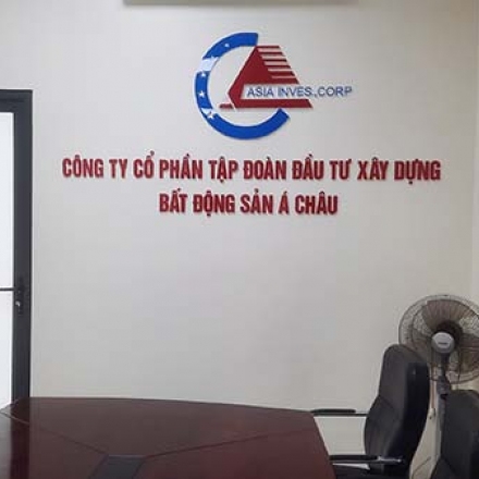 Làm biển công ty Bất Động Sản Á Châu chuyên nghiệp tại Phạm Văn Đồng Hà Nội