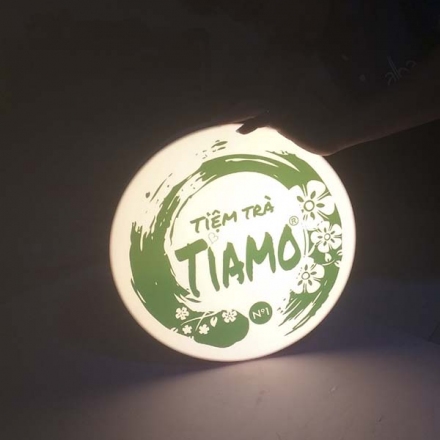 Làm biển hộp đèn tiệm Trà Sữa TIAMO tại Hoàn Kiếm Hà Nội