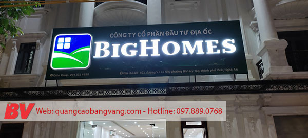 lam bien quang cao cong ty bighome tai vinh nghe an